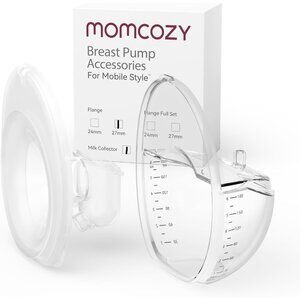 Momcozy Mobile Style M6 Replacement Parts - 27mm Flange & Milk Collector Cup